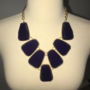 Royal Blue Statement Necklace